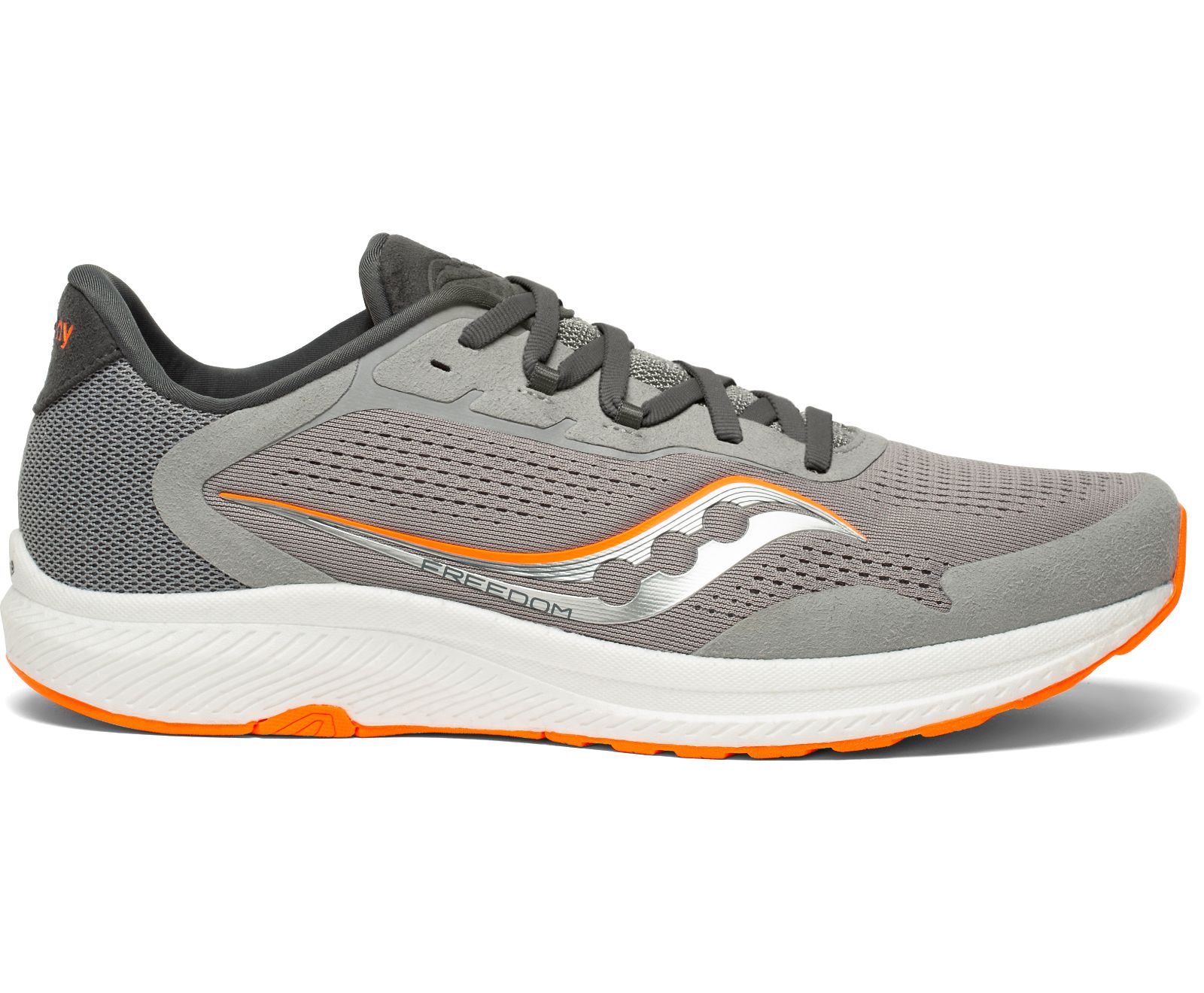 Saucony Freedom 4 Men\'s Running Shoes Grey / Orange | AU 484HAPK